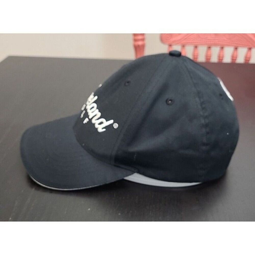 Cleveland Golf Hat Cap Black Adult Golfing Adjustable Strap Lightweight - Picture 2 of 5